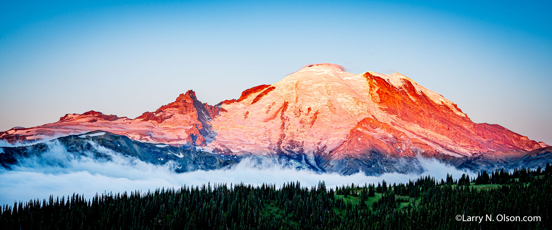 Sunrise Clouds, Mount Rainier, WA | 