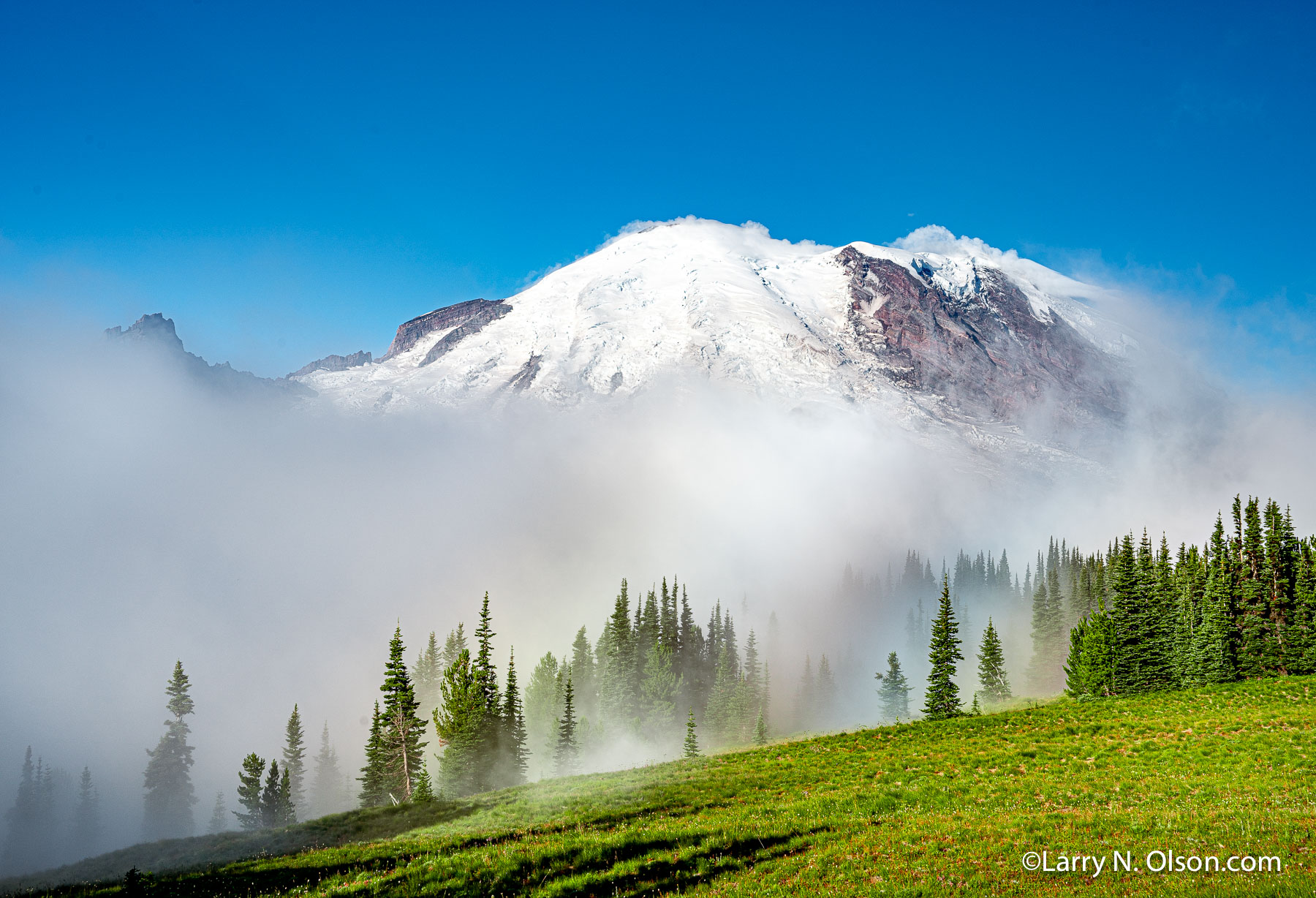 Sunrise Clouds, Mount Rainier, WA | 