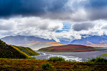East Fork, Toklat River, Alaska Range, Denali National Park, Alaska | 