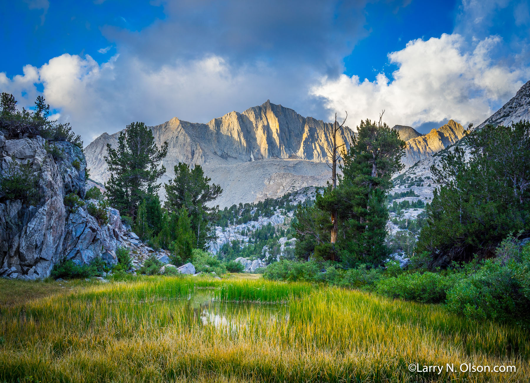 Mount Goode, Long Lake, Kings Canyon National Park, CA | 