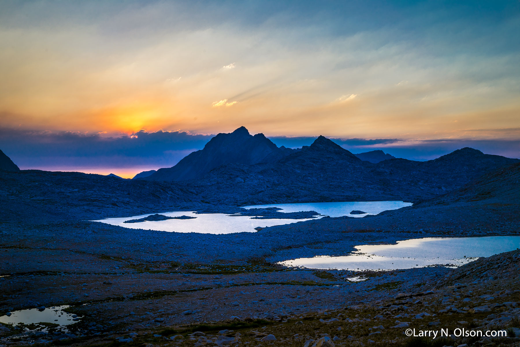 Lake McDermand, Wanda Lake, Muir Pass, Kings Canyon National Park, CA | 