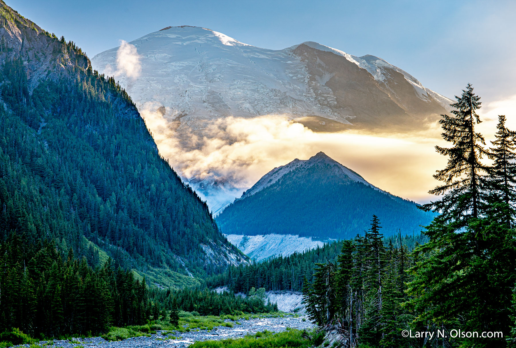 White River, Mount Rainier National Park, Washington | Sunset, Mount Rainier National Park, Washington