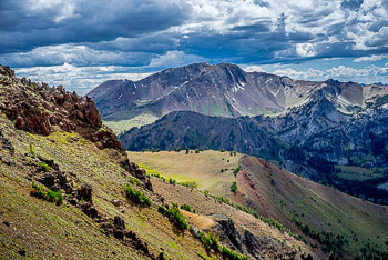 East Fork , Wallowa River Canyon, Eagle Cap Wilderness, OR | A thunderstorm builds over Eagle Cap Wilderness on a dramatic July afternooon.