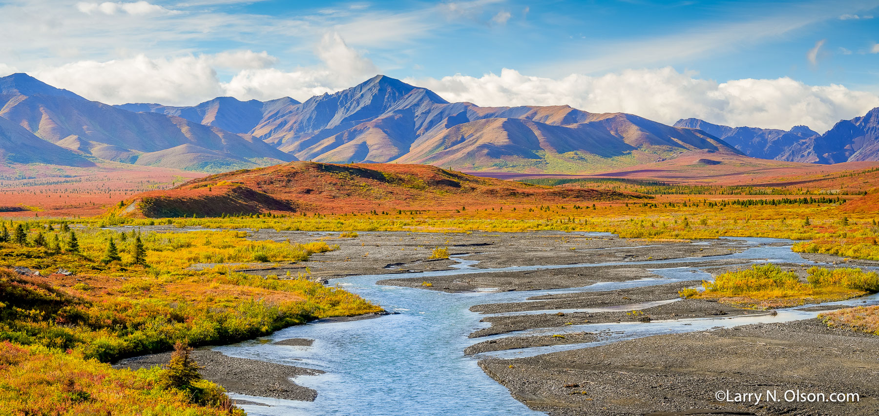 Savage River, Denali Wilderness, Denali National Park, Alaska, | 