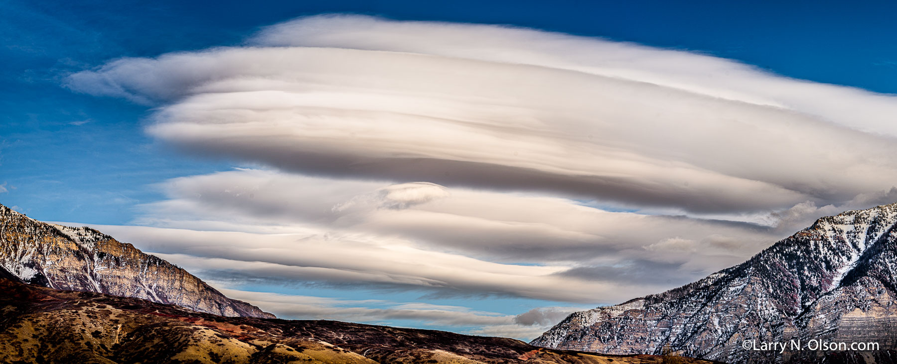 Lenticular Clouds, Wasatch Mountains,Orem, Utah | 