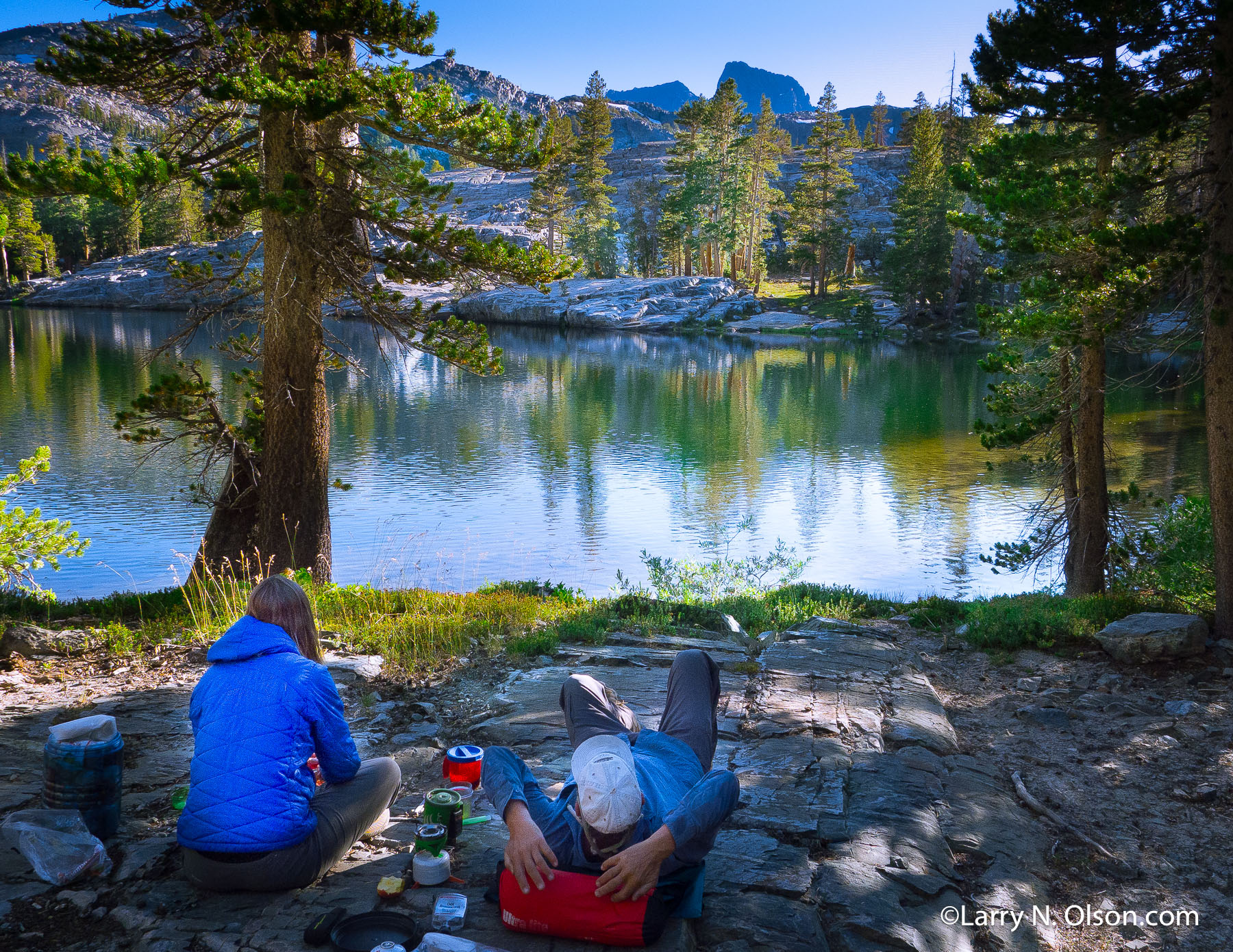 Badger Lake, Ansel Adams Wilderness, CA | Camping at Badger Lake.