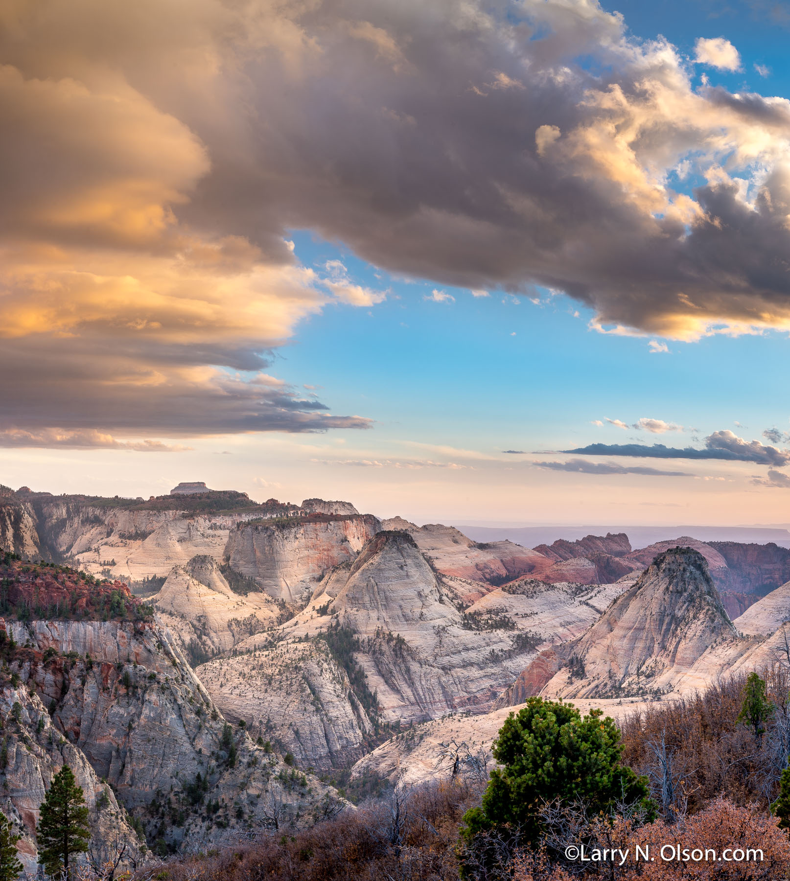 Clearing Storm, Great West Canyon, Zion National Park, UT | 