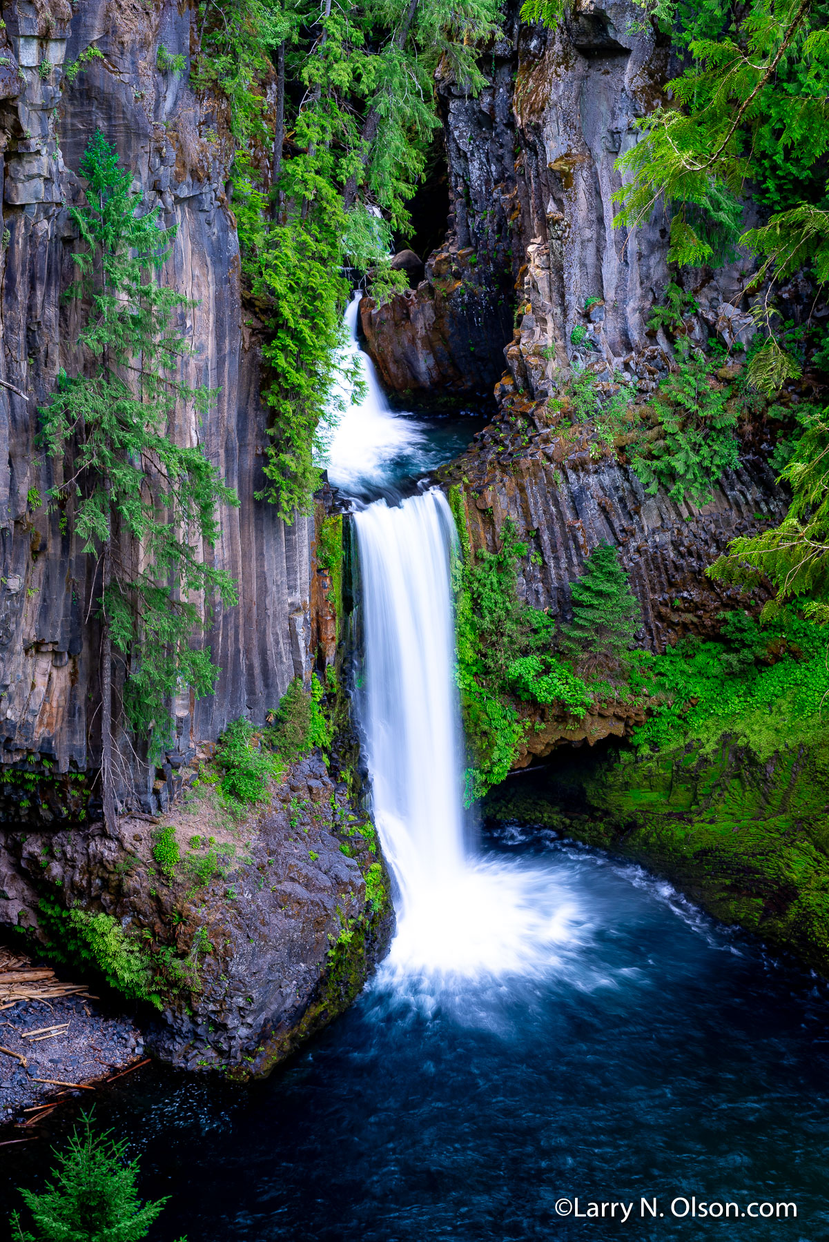 Toketee Falls, #2, North Umpqua River, Oregon | 