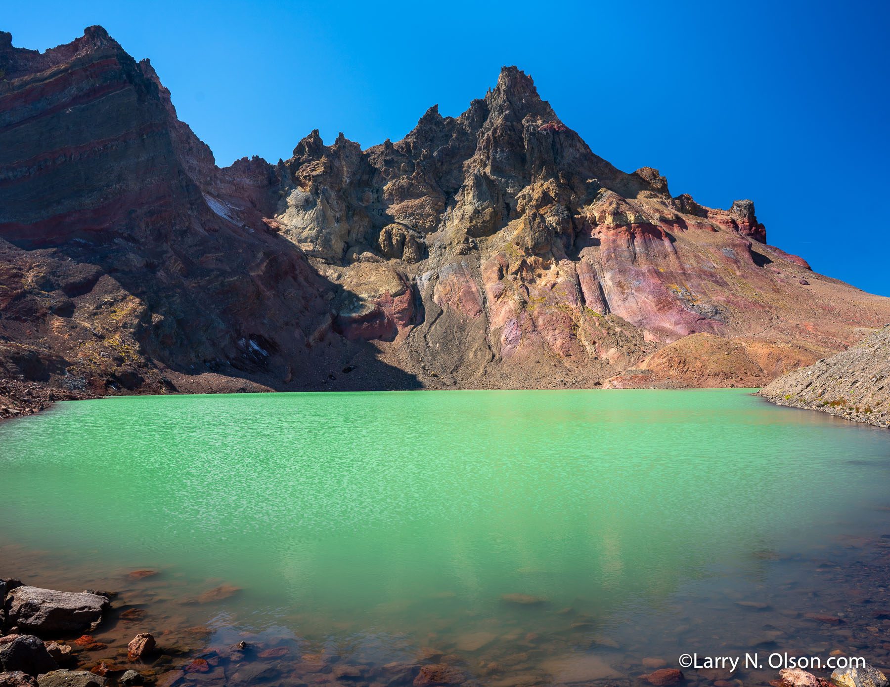 No Name Lake, Brokentop Mountain, Three Sisters Wilderness, OR | 