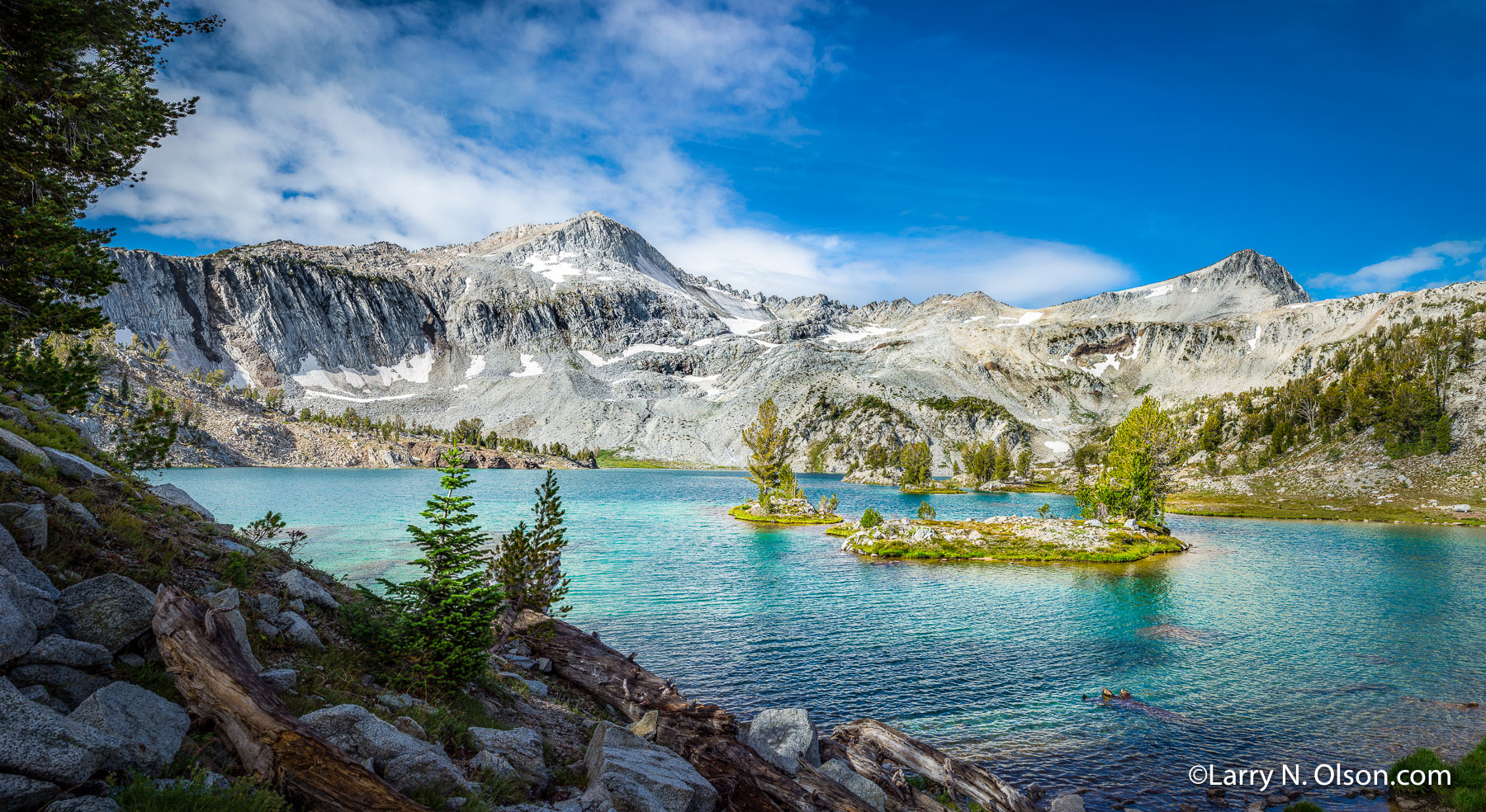 Glacier Peak, Glacier Lake, Eagle Cap Wilderness, OR | Morning light illuminates Glacier Lake in the heart of Eagle Cap Wilderness.