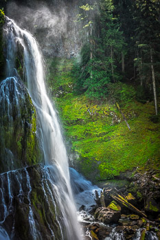 Falls Creek Falls, WA | Falls Creek Falls, WA, Falls Creek Falls, WA, plunge pool, mossy, verdent, double falls,