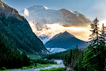 White River, Mount Rainier National Park, Washington | Sunset, Mount Rainier National Park, Washington