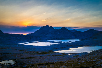 Lake McDermand, Wanda Lake, Muir Pass, Kings Canyon National Park, CA | 