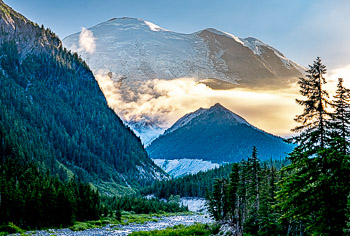 White River, Mount Rainier National Park, Washington | Sunset, Mount Rainier National Park, Washington
