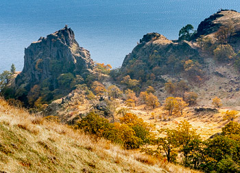Columbia Hills, Washington | Columbia River seen from the Columbia Hills, Washington.