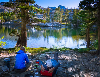 Badger Lake, Ansel Adams Wilderness, CA | Camping at Badger Lake.