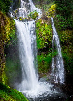 Falls Creek Falls, WA | Falls Creek Falls, WA, Falls Creek Falls, WA, plunge pool, mossy, verdent, double falls,