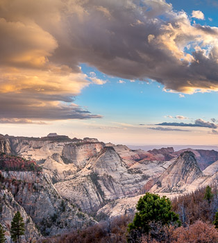 Clearing Storm, Great West Canyon, Zion National Park, UT | 