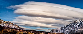 Lenticular Clouds, Wasatch Mountains,Orem, Utah | 