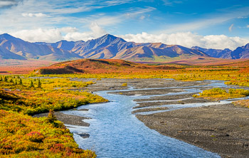 Savage River, Denali Wilderness, Denali National Park, Alaska, | 