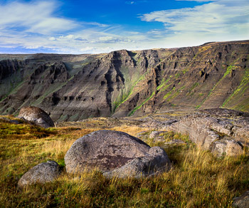 Big Indian Gorge, Steens Mountain, OR | A colossal gorge and glacial cirques show the auburn colors of autum in this National Mounument and Wilderness Study Area.
